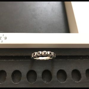 Pandora Black Zirconia ring